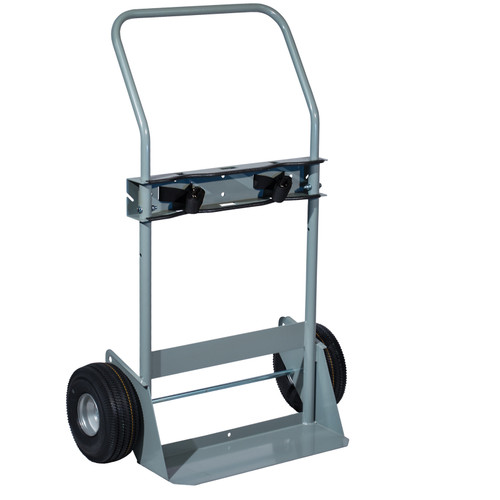 Double Cylinder Hand Truck, Flat-Free Wheels