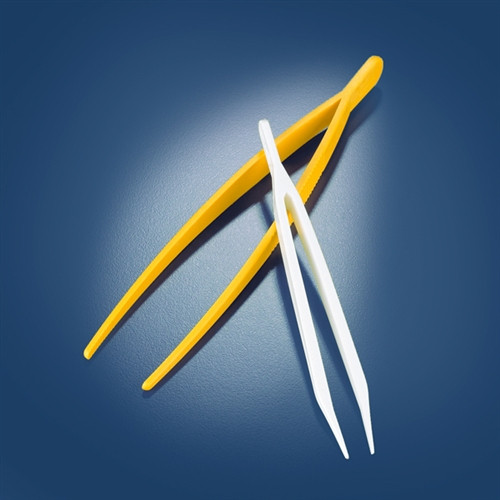 Tweezers, Sharp, Point, Yellow, 250mm, case/6
