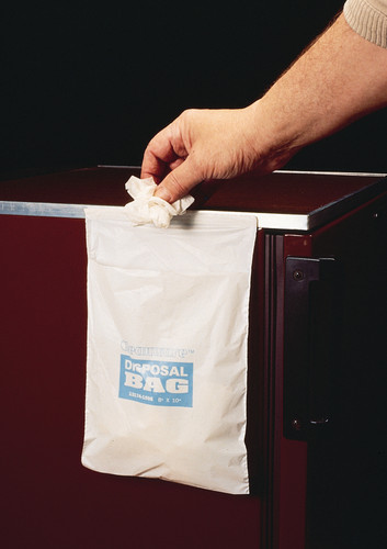 Bel-Art Cleanware Waste Bags, 8" x 10" with Seal Autoclavable, pack/50