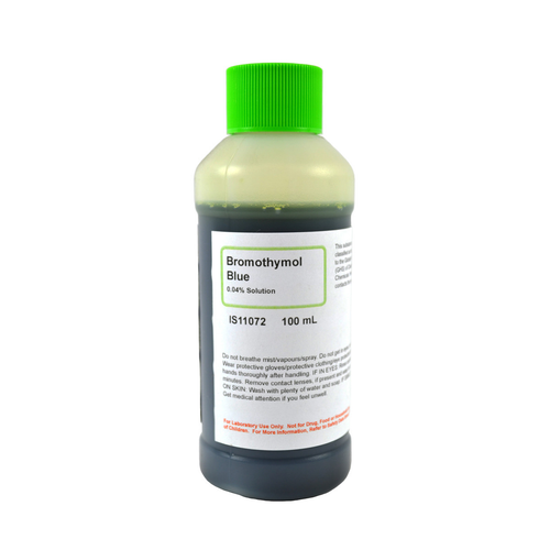 Bromothymol Blue Solution, 0.04%, Aqueous, 100mL