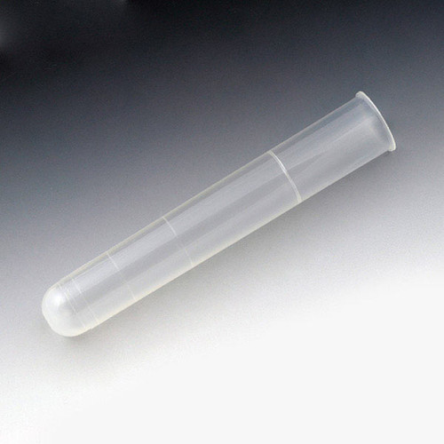 Test Tubes, 16 x 100mm (12mL), Polypropylene, No Rim, case/2000