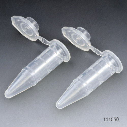 Microcentrifuge Tubes, 0.6mL, PP, Flat Top Cap, Graduated, bag/1000