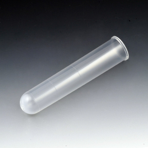 Test Tubes, 16 x 75mm (8mL), Polypropylene with Rim, case/2500