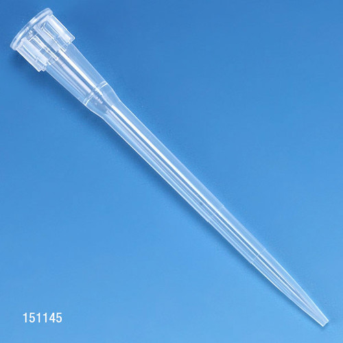 Pipette Tips, 0.1 - 20uL, Certified, Universal, Natural, 45mm, Extended Length, Sterile, box/960