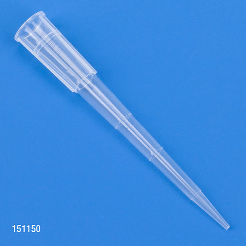 Pipette Tips, 1 - 200uL, Certified, Universal, Graduated, Natural, 54mm, Sterile, box/960