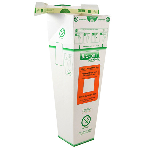 Bio-Bin Disposable Biohazard Bin for Pipettes, 6 Liter, case/40