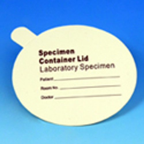 Paper Lid for 6.5oz Specimen Containers, case/500