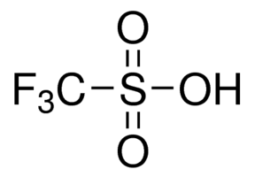 Trifluoromethanesulfonic Acid, Reagent, Grade, 98%, 100 grams