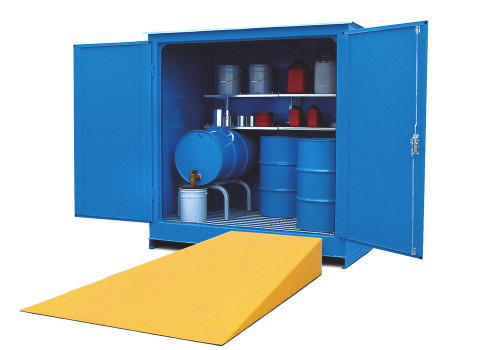 Hazmat Drum Storage Building, 8-Drum, 2-Hour Fire Rated, Custom-Built