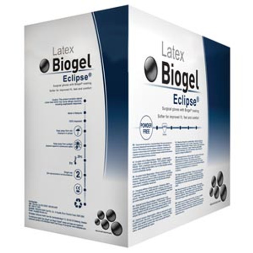 Biogel® Eclipse® Surgical Gloves, Sterile, Latex, Powder-Free, case/200