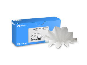Whatman® 10310647 Filter Paper Circles, 185mm, Folded, Grade 512 1/2, pack/100