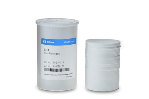 Whatman® 10370119 Filter Paper Circles, 47mm, with Binder Grade GF 8, pack/200