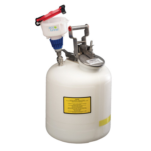 ECO Funnel 4" ECO Funnel® system, stainless steel quick-disconnect funnel with 5 gallon safety can 