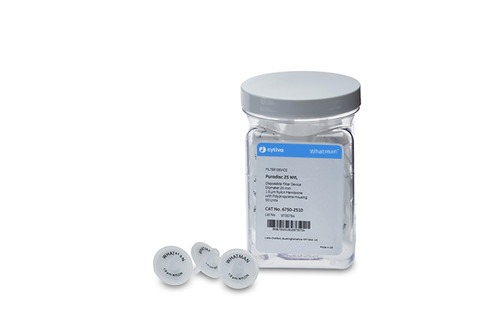 Whatman® 6751-2502 Syringe Filter, 25mm, Puradisc, 0.2um, Nylon, pack/200
