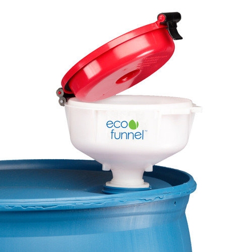 8" ECO Funnel® with 2" NPT fine thread Adapter for Drums