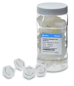 Whatman® 6809-2022 Syringe Filter, Anotop 25, 0.2um, Anopore, pack/50
