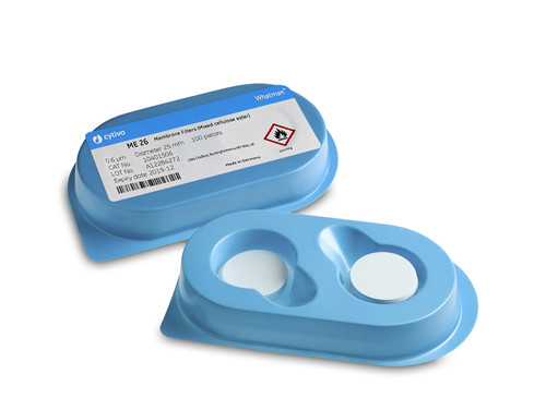Whatman® Filter Paper Circles, 25mm, Mixed Cellulose Ester ME 26 Plain, 0.6um, pack/100