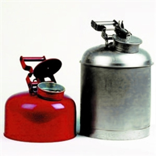 Eagle Disposal Can, 5 gallon EAGLE, Red Metal, Galvanized Steel hardware