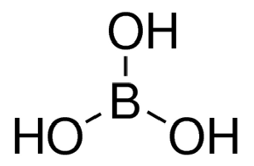 Boric Acid, R. G. Buffer Substance 99.8% ACS Reagent, 1 kg, case/6