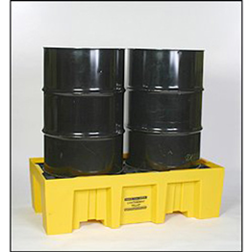 Eagle® 2-Drum Tall Spill Pallet, 66 gallon Sump