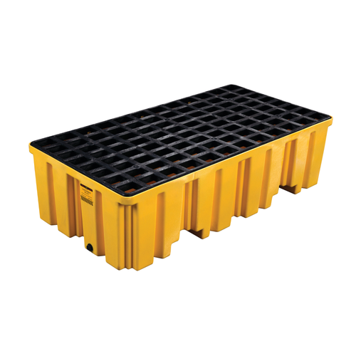 Eagle® 2-Drum Tall Spill Pallet, 66 gallon Sump