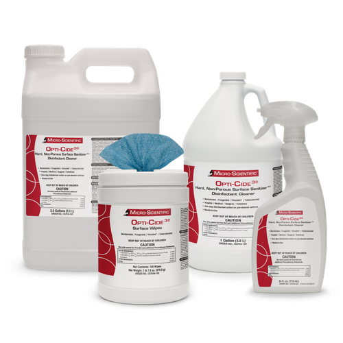 Opti-Cide3 Broad Spectrum Disinfectant, 1 Gallon Refill Bottles, case/4