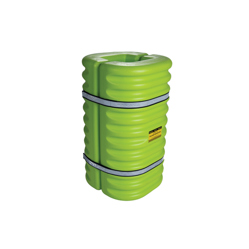 Eagle® 10" Column Protector, Lime with Reflective Bands