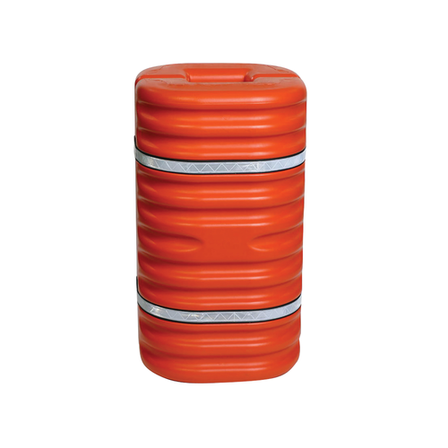 Eagle® 12" Column Protector, Orange with Reflective Bands