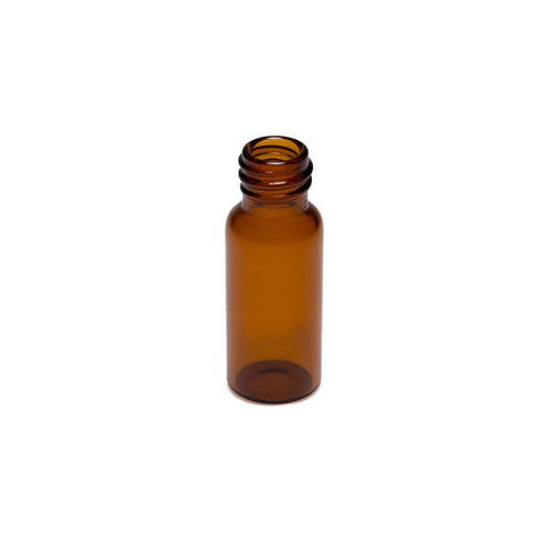 Amber Borosilicate Glass Screw Thread Vials, 1/2 dram, 8-425 Neck Finish, case/5,184