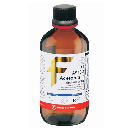Acetonitrile, LC-MS Grade, 99.9% Purity, 1 Liter
