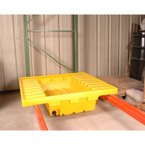Valve Heavy Spring Storage Rack Rack Sump, With Drain / Ball Valve Assembly