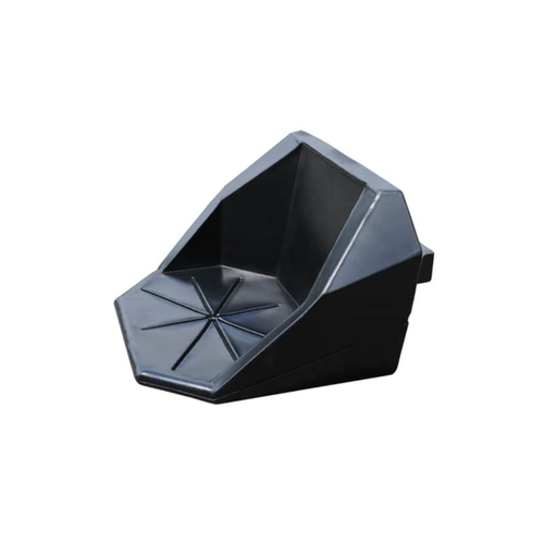 Drum Rack, 2-Drum System, With Drain, Yellow