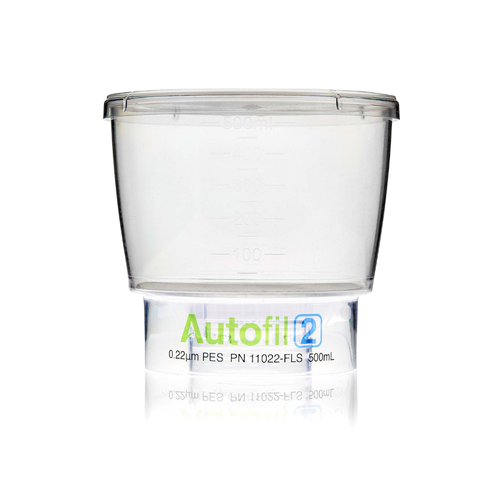 Autofil® 2 Sterile Disposable Bottle Top Vacuum Filters with 0.1um PES Membrane for Mycoplasma Removal, 500ml, case/12