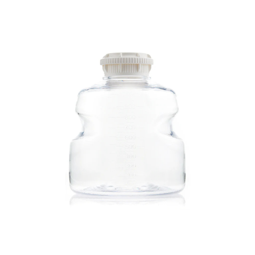 EZLabpure Media Bottle PETG, 1000ml, GL45 Closed VersaCap, Sterile, case/24