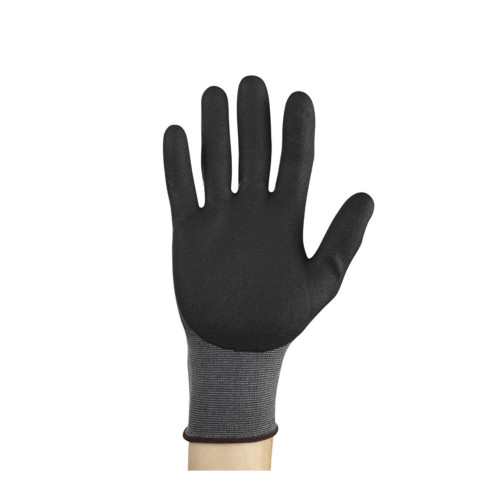 Ansell HyFlex® 11-840 Foam Nitrile Coated Work Gloves, 15 Gauge, Black