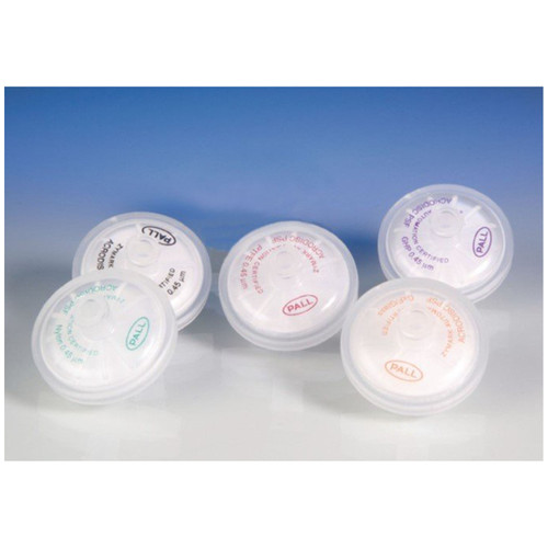 Pall® Acrodisc PSF Syringe Filters with PVDF Membrane, GxF/0.2um, 25mm, 1000 per pack