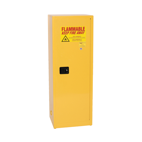 Eagle® Flammable Cabinet, 24 gallon Slim Cabinet 1 Door, Manual close