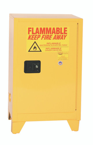 Eagle® Flammable Cabinet, 12 gallon Tower 1 Door, Manual close