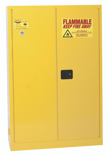 Eagle® Flammable Cabinet, 45 gallon, Manual Close