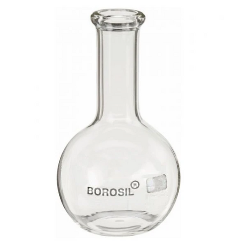 Borosil® Borosilicate Glass Boiling Flask, Flat Bottom, ISO 1773 300 ml