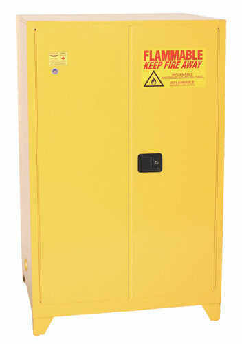 Eagle® Flammable Cabinet, 90 gallon Tower, 2 Door, Self-Closing