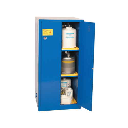 Eagle® Acid Safety Cabinet, 60 gallon, 2 Door, Manual Close for Corrosives