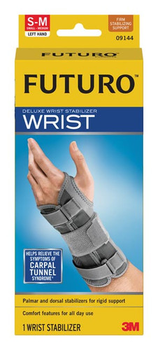 3M Wrist Stabilizer, Left Hand, Large/ X-Large, 3 per pack, 4 packs per case