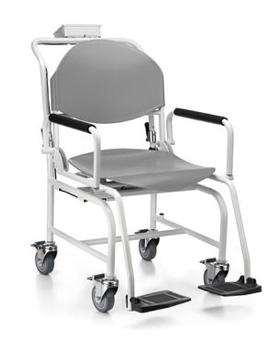 Digital Chair Scale, Foldable Foot Rest, Folding Seat Back and Arm Rests,