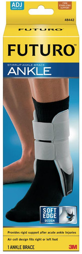 3M Ankle Brace, Adjustable, One Size, 2 per pack, 6 packs per case