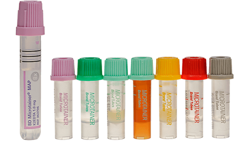 Plastic Tube, HemogardClosure, 13mm x 75mm, 2.0mL, Green, Paper Label, Lithium Heparin