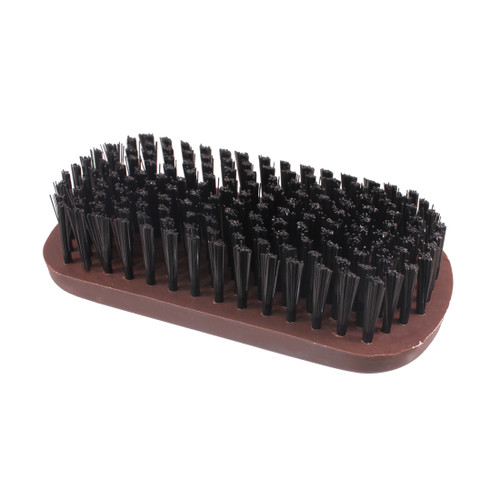 Hair Brush, Black, Plastic Oval with Nylon Tufted Bristles, 1 per bag, 12 bags per box, 24 boxes per case