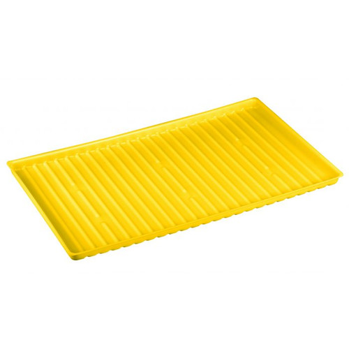 Eagle Polyethylene Tray Sump Combo For Shelf 29939, 29949, 22 Gallon Undercounter Or 23 Gallon Under Fume Hood Safety Cabinet, Yellow