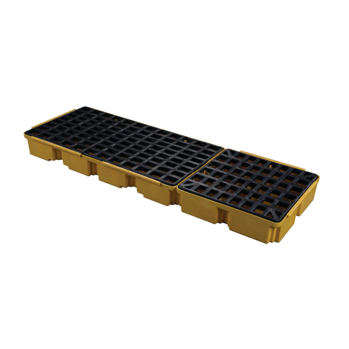 Eagle Modular Spill Platforms, 3 Drum, Without Drain, Yellow