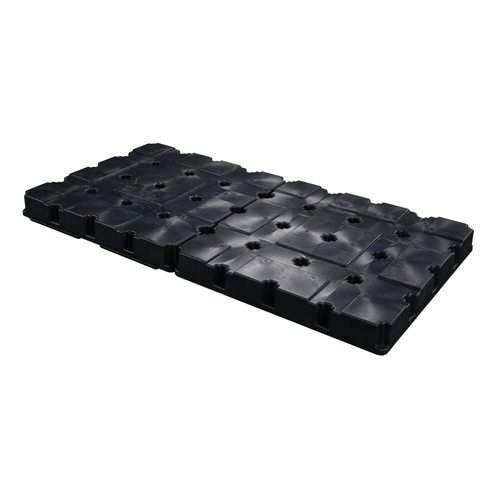 Eagle Modular Spill Platforms, 8 Drum with Drain, Black
